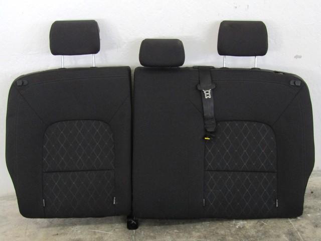 BACKREST BACKS FULL FABRIC OEM N. SCPITKIARIOUBMK3BR5P SPARE PART USED CAR KIA RIO UB MK3 (2011 - 2017) DISPLACEMENT BENZINA 1,2 YEAR OF CONSTRUCTION 2016
