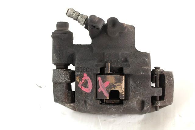 BRAKE CALIPER FRONT LEFT . OEM N. 77364842 SPARE PART USED CAR FIAT PUNTO 188 188AX MK2 (1999 - 2003)  DISPLACEMENT BENZINA 1,2 YEAR OF CONSTRUCTION 2003