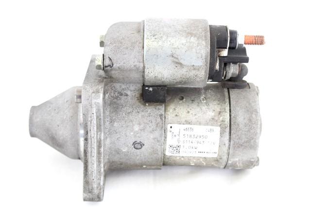STARTER  OEM N. 51832950 SPARE PART USED CAR FIAT 500 CINQUECENTO 312 MK3 (2007 - 2015)  DISPLACEMENT BENZINA 1,2 YEAR OF CONSTRUCTION 2010