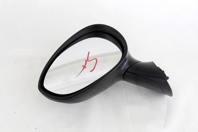 OUTSIDE MIRROR LEFT . OEM N. 735655745 SPARE PART USED CAR FIAT 500 CINQUECENTO 312 MK3 (2007 - 2015)  DISPLACEMENT BENZINA 1,2 YEAR OF CONSTRUCTION 2010