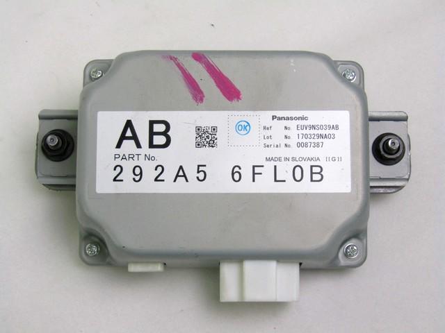 VARIOUS CONTROL UNITS OEM N. EUV9NS039AB SPARE PART USED CAR NISSAN X-TRAIL T32 R MK3 R (DAL 2017)  DISPLACEMENT DIESEL 1,6 YEAR OF CONSTRUCTION 2018