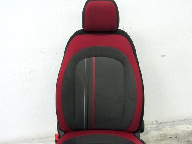 SEAT FRONT DRIVER SIDE LEFT . OEM N. SEASTFTPUNTOEVO199BR5P SPARE PART USED CAR FIAT PUNTO EVO 199 (2009 - 2012)   DISPLACEMENT BENZINA/METANO 1,4 YEAR OF CONSTRUCTION 2012