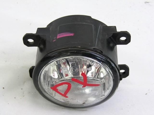 FOG LIGHT RIGHT  OEM N. 89211954 SPARE PART USED CAR FIAT PUNTO EVO 199 (2009 - 2012)   DISPLACEMENT BENZINA/METANO 1,4 YEAR OF CONSTRUCTION 2012