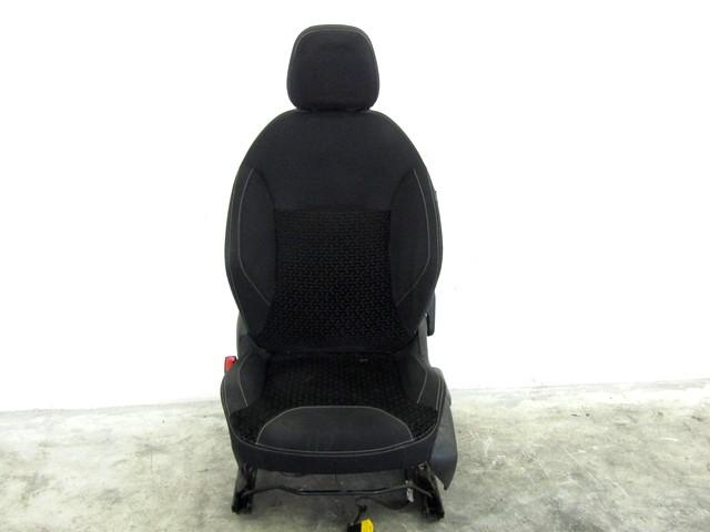 SEAT FRONT DRIVER SIDE LEFT . OEM N. SEASTCTC3MK2BR5P SPARE PART USED CAR CITROEN C3 MK2 SC (2009 - 2016)  DISPLACEMENT BENZINA/GPL 1,4 YEAR OF CONSTRUCTION 2010