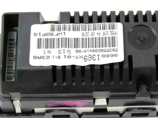 BOARD COMPUTER OEM N. 96661369XT SPARE PART USED CAR CITROEN C3 MK2 SC (2009 - 2016)  DISPLACEMENT BENZINA/GPL 1,4 YEAR OF CONSTRUCTION 2010