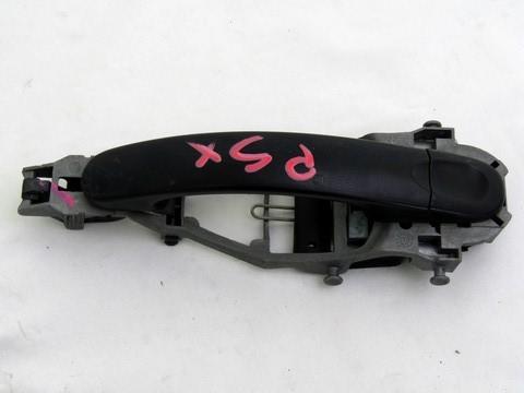 LEFT REAR EXTERIOR HANDLE OEM N. 1K5837205A3FZ SPARE PART USED CAR VOLKSWAGEN GOLF PLUS 5M1 521 MK1 (2004 - 2009)  DISPLACEMENT BENZINA 1,6 YEAR OF CONSTRUCTION 2008