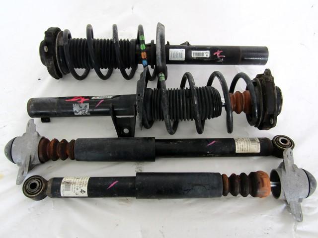 KIT OF 4 FRONT AND REAR SHOCK ABSORBERS OEM N. 18924 KIT 4 AMMORTIZZATORI ANTERIORI E POSTERIORI SPARE PART USED CAR VOLKSWAGEN GOLF PLUS 5M1 521 MK1 (2004 - 2009)  DISPLACEMENT BENZINA 1,6 YEAR OF CONSTRUCTION 2008