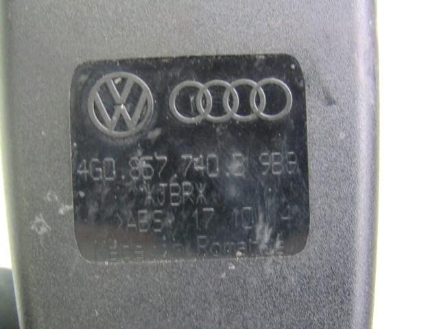 FRONT SEAT RAIL OEM N. 4G0857740B SPARE PART USED CAR AUDI A6 C7 BER/SW (2011 - 2018) DISPLACEMENT DIESEL 2 YEAR OF CONSTRUCTION 2014