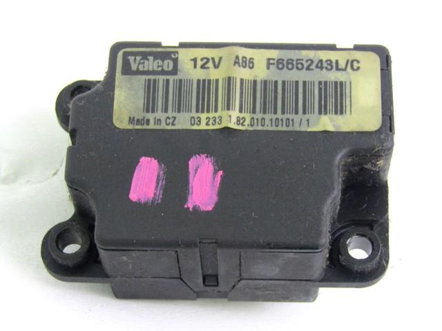 SET SMALL PARTS F AIR COND.ADJUST.LEVER OEM N. F665243L SPARE PART USED CAR CITROEN C3 / PLURIEL MK1 (2002 - 09/2005)  DISPLACEMENT BENZINA 1,6 YEAR OF CONSTRUCTION 2004