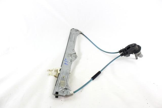 MANUAL REAR WINDOW LIFT SYSTEM OEM N. 51779572 SPARE PART USED CAR FIAT BRAVO 198 (02/2007 - 01/2011)  DISPLACEMENT BENZINA/GPL 1,4 YEAR OF CONSTRUCTION 2009
