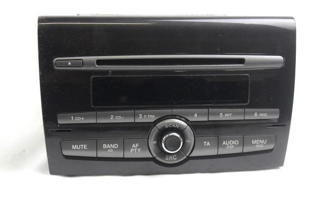 RADIO CD / AMPLIFIER / HOLDER HIFI SYSTEM OEM N. 735484417 SPARE PART USED CAR FIAT BRAVO 198 (02/2007 - 01/2011)  DISPLACEMENT BENZINA/GPL 1,4 YEAR OF CONSTRUCTION 2009