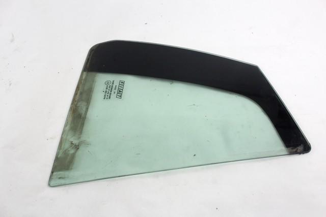 FIXED DOOR WINDOW, RIGHT OEM N. 51847089 SPARE PART USED CAR FIAT BRAVO 198 (02/2007 - 01/2011)  DISPLACEMENT BENZINA/GPL 1,4 YEAR OF CONSTRUCTION 2009