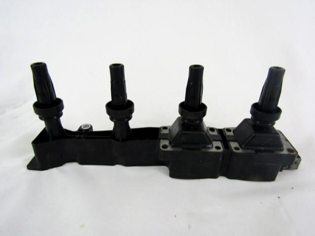 IGNITION COIL OEM N. 597080 SPARE PART USED CAR CITROEN C3 / PLURIEL MK1 (2002 - 09/2005)  DISPLACEMENT BENZINA 1,6 YEAR OF CONSTRUCTION 2004
