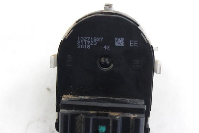 SWITCH ELECTRIC MIRRORS OEM N. 13271827 SPARE PART USED CAR OPEL ASTRA J P10 5P/3P/SW (2009 - 2015)  DISPLACEMENT DIESEL 1,7 YEAR OF CONSTRUCTION 2013
