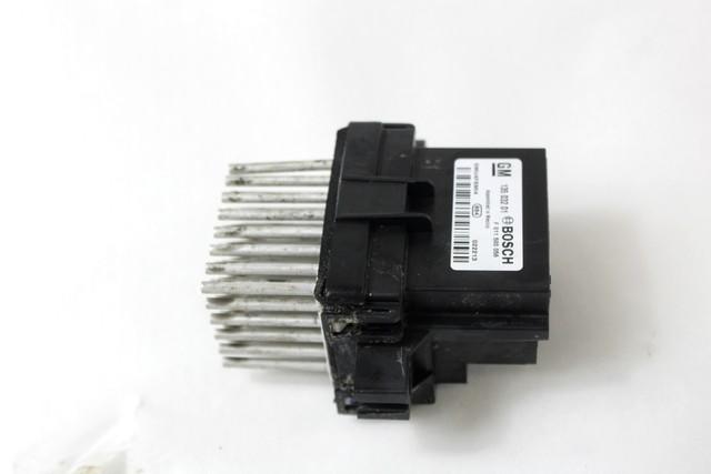 BLOWER REGULATOR OEM N. 13503201 SPARE PART USED CAR OPEL ASTRA J P10 5P/3P/SW (2009 - 2015)  DISPLACEMENT DIESEL 1,7 YEAR OF CONSTRUCTION 2013
