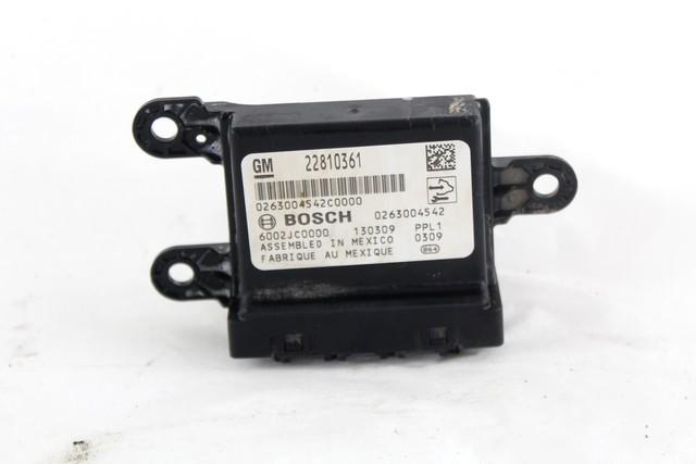 CONTROL UNIT PDC OEM N. 22810361 SPARE PART USED CAR OPEL ASTRA J P10 5P/3P/SW (2009 - 2015)  DISPLACEMENT DIESEL 1,7 YEAR OF CONSTRUCTION 2013