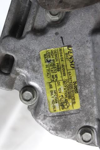 AIR-CONDITIONER COMPRESSOR OEM N. 51747318 SPARE PART USED CAR FIAT PANDA 169 (2003 - 08/2009)  DISPLACEMENT BENZINA 1,2 YEAR OF CONSTRUCTION 2006