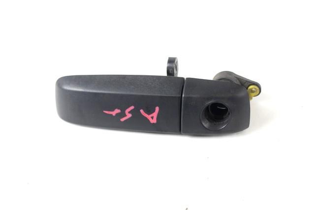 LEFT FRONT DOOR HANDLE OEM N. 735371236 SPARE PART USED CAR FIAT PANDA 169 (2003 - 08/2009)  DISPLACEMENT BENZINA 1,2 YEAR OF CONSTRUCTION 2006
