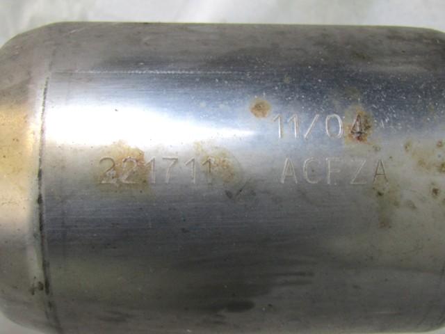 EXHAUST & MUFFLER / EXHAUST SYSTEM, REAR OEM N. 18378 SCARICO COMPLETO - MARMITTA - SILENZIATORE SPARE PART USED CAR FORD FOCUS DA HCP DP MK2 BER/SW (2005 - 2008)  DISPLACEMENT DIESEL 1,6 YEAR OF CONSTRUCTION 2005