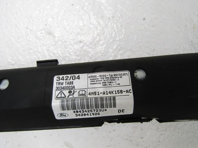 HEAD AIRBAG, RIGHT OEM N. 4M51-A14K158-AC SPARE PART USED CAR FORD FOCUS DA HCP DP MK2 BER/SW (2005 - 2008)  DISPLACEMENT DIESEL 1,6 YEAR OF CONSTRUCTION 2005