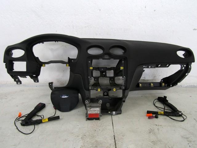 KIT COMPLETE AIRBAG OEM N. 18378 KIT AIRBAG COMPLETO SPARE PART USED CAR FORD FOCUS DA HCP DP MK2 BER/SW (2005 - 2008)  DISPLACEMENT DIESEL 1,6 YEAR OF CONSTRUCTION 2005