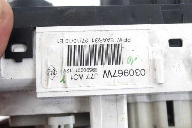 AIR CONDITIONING CONTROL OEM N. 7701070473 SPARE PART USED CAR RENAULT CLIO BR0//1 CR0/1 KR0/1 MK3 R (05/2009 - 2013)  DISPLACEMENT DIESEL 1,5 YEAR OF CONSTRUCTION 2011