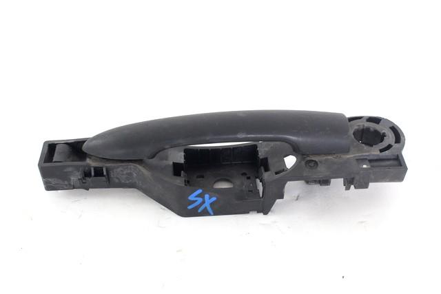 LEFT FRONT DOOR HANDLE OEM N. 7701475753 SPARE PART USED CAR RENAULT CLIO BR0//1 CR0/1 KR0/1 MK3 R (05/2009 - 2013)  DISPLACEMENT DIESEL 1,5 YEAR OF CONSTRUCTION 2011