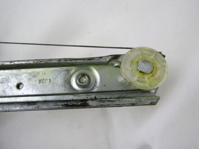 DOOR WINDOW LIFTING MECHANISM REAR OEM N. 16202 SISTEMA ALZACRISTALLO PORTA POSTERIORE ELETT SPARE PART USED CAR BMW SERIE 3 E46 BER/SW/COUPE/CABRIO LCI R (2002 - 2005)  DISPLACEMENT DIESEL 2 YEAR OF CONSTRUCTION 2002