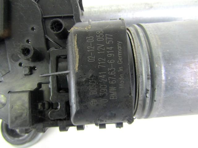 WINDSHIELD WIPER MOTOR OEM N. 67636914577 SPARE PART USED CAR BMW SERIE 3 E46 BER/SW/COUPE/CABRIO LCI R (2002 - 2005)  DISPLACEMENT DIESEL 2 YEAR OF CONSTRUCTION 2002