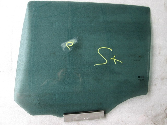 DOOR WINDOW, TINTED GLASS, REAR LEFT OEM N. 93184337 ORIGINAL PART ESED OPEL ZAFIRA B RESTYLING A05 M75 (04/2008-2011) DIESEL 19  YEAR OF CONSTRUCTION 2008