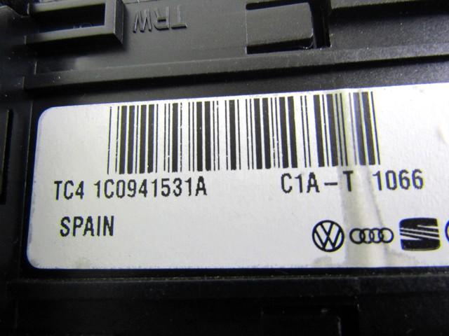 CONTROL ELEMENT LIGHT OEM N. 1C0941531A SPARE PART USED CAR VOLKSWAGEN NEW BEETLE 9C1 1C1 1Y7 (1999 - 2006)  DISPLACEMENT DIESEL 1,9 YEAR OF CONSTRUCTION 2004