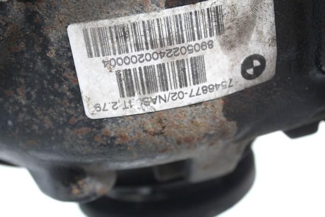 REAR-AXLE-DRIVE OEM N. 7546877 SPARE PART USED CAR BMW SERIE 3 E46 BER/SW/COUPE/CABRIO LCI R (2002 - 2005)  DISPLACEMENT DIESEL 2 YEAR OF CONSTRUCTION 2005