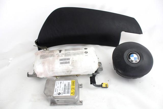 KIT COMPLETE AIRBAG OEM N. 18288 KIT AIRBAG COMPLETO SPARE PART USED CAR BMW SERIE 3 E46 BER/SW/COUPE/CABRIO LCI R (2002 - 2005)  DISPLACEMENT DIESEL 2 YEAR OF CONSTRUCTION 2005