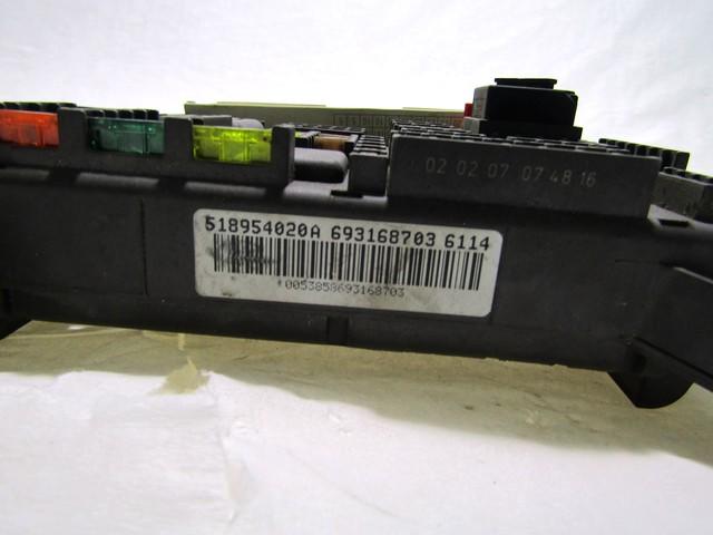 FUSE UNIT OEM N. 693168703 SPARE PART USED CAR BMW X5 E70 (2006 - 2010)  DISPLACEMENT DIESEL 3 YEAR OF CONSTRUCTION 2010