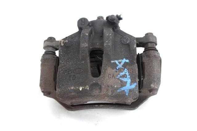 BRAKE CALIPER FRONT LEFT . OEM N. 581302L500 SPARE PART USED CAR HYUNDAI I30 FD MK1 (2007 - 2011) DISPLACEMENT DIESEL 1,6 YEAR OF CONSTRUCTION 2010