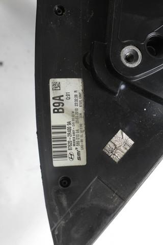 OUTSIDE MIRROR RIGHT . OEM N. 87620-2R4009A SPARE PART USED CAR HYUNDAI I30 FD MK1 (2007 - 2011) DISPLACEMENT DIESEL 1,6 YEAR OF CONSTRUCTION 2010