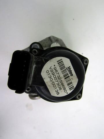 EGR VALVES / AIR BYPASS VALVE . OEM N. 9673258680 SPARE PART USED CAR FORD FIESTA CB1 CNN MK6 (09/2008 - 11/2012)  DISPLACEMENT DIESEL 1,4 YEAR OF CONSTRUCTION 2010