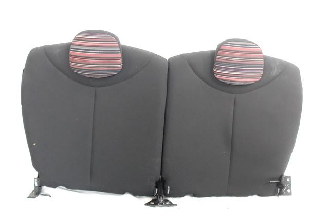 BACKREST BACKS FULL FABRIC OEM N. SCPITCTC1MK2BR5P SPARE PART USED CAR CITROEN C1 (DAL 2014)  DISPLACEMENT BENZINA 1 YEAR OF CONSTRUCTION 2015