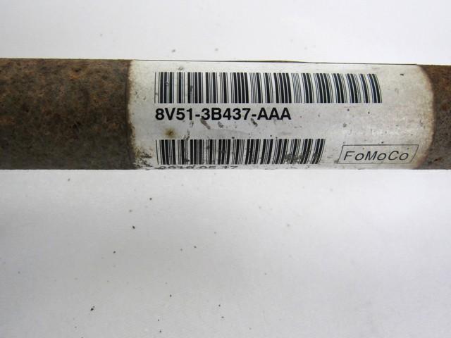 EXCH. OUTPUT SHAFT, LEFT OEM N. 8V51-3B437-AAA SPARE PART USED CAR FORD FIESTA CB1 CNN MK6 (09/2008 - 11/2012)  DISPLACEMENT DIESEL 1,4 YEAR OF CONSTRUCTION 2010