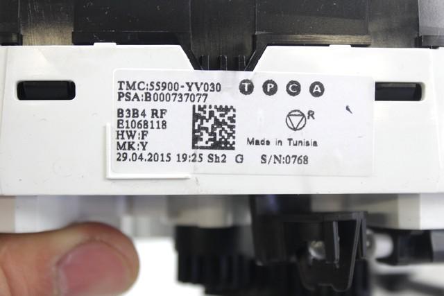 AIR CONDITIONING CONTROL OEM N. 55900-YV030 SPARE PART USED CAR CITROEN C1 (DAL 2014)  DISPLACEMENT BENZINA 1 YEAR OF CONSTRUCTION 2015