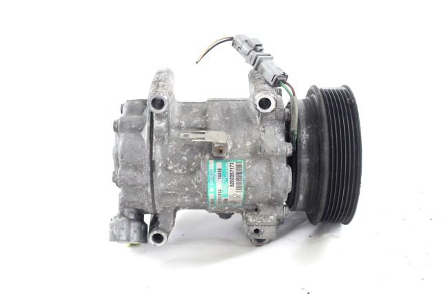 AIR-CONDITIONER COMPRESSOR OEM N. 8200357173 SPARE PART USED CAR RENAULT MODUS F/JP0 (2004 - 2008)  DISPLACEMENT BENZINA 1,2 YEAR OF CONSTRUCTION 2005