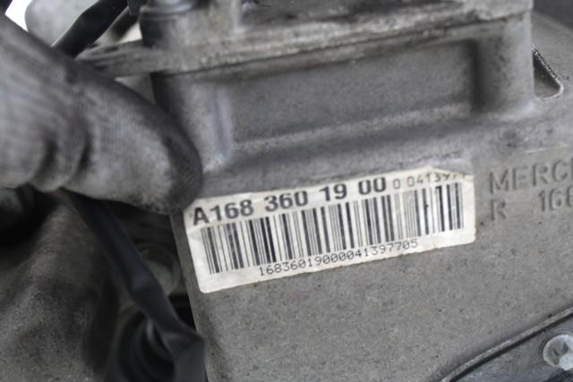 MANUAL TRANSMISSION OEM N. A1683601900 CAMBIO MECCANICO SPARE PART USED CAR MERCEDES CLASSE A W168 5P V168 3P 168.031 168.131 (1997 - 2000)  DISPLACEMENT DIESEL 1,7 YEAR OF CONSTRUCTION 2000