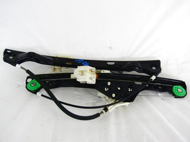 DOOR WINDOW LIFTING MECHANISM FRONT OEM N. 19106 SISTEMA ALZACRISTALLO PORTA ANTERIORE ELETTR SPARE PART USED CAR BMW SERIE 3 BER/SW/COUPE/CABRIO E90/E91/E92/E93 (2005 - 08/2008)  DISPLACEMENT DIESEL 3 YEAR OF CONSTRUCTION 2006