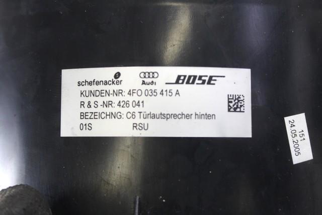 SOUND MODUL SYSTEM OEM N. 4F0035415A SPARE PART USED CAR AUDI A6 C6 4F2 4FH 4F5 BER/SW/ALLROAD (07/2004 - 10/2008)  DISPLACEMENT DIESEL 3 YEAR OF CONSTRUCTION 2005