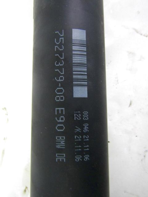DRIVE SHAFT ASSY REAR OEM N. 7527379 SPARE PART USED CAR BMW SERIE 3 BER/SW/COUPE/CABRIO E90/E91/E92/E93 (2005 - 08/2008)  DISPLACEMENT DIESEL 3 YEAR OF CONSTRUCTION 2006
