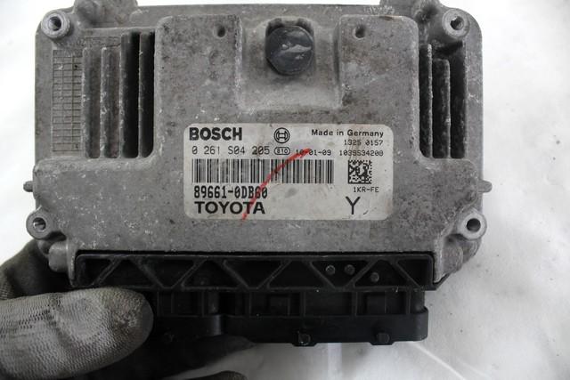 KIT ACCENSIONE AVVIAMENTO OEM N. 19254 KIT ACCENSIONE AVVIAMENTO SPARE PART USED CAR TOYOTA YARIS P9 MK2 R (2009 - 2011) DISPLACEMENT BENZINA 1 YEAR OF CONSTRUCTION 2010