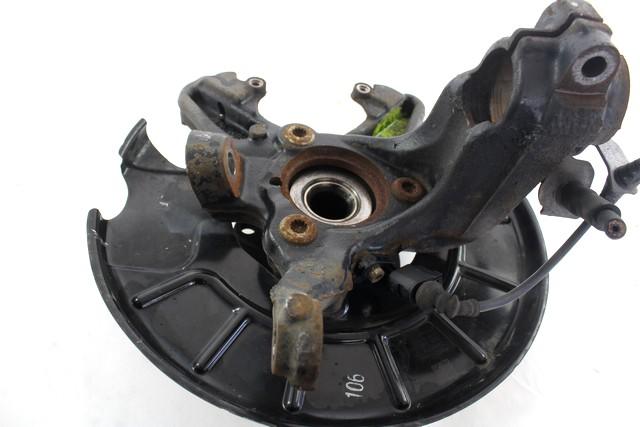 CARRIER, RIGHT FRONT / WHEEL HUB WITH BEARING, FRONT OEM N. 1K0407256T SPARE PART USED CAR AUDI A3 MK2R 8P 8PA 8P1 (2008 - 2012) DISPLACEMENT DIESEL 1,6 YEAR OF CONSTRUCTION 2010