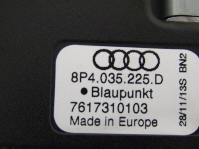 AMPLIFICATORE / CENTRALINA ANTENNA OEM N. 8P4035225D SPARE PART USED CAR AUDI A3 MK2R 8P 8PA 8P1 (2008 - 2012) DISPLACEMENT DIESEL 2 YEAR OF CONSTRUCTION 2011
