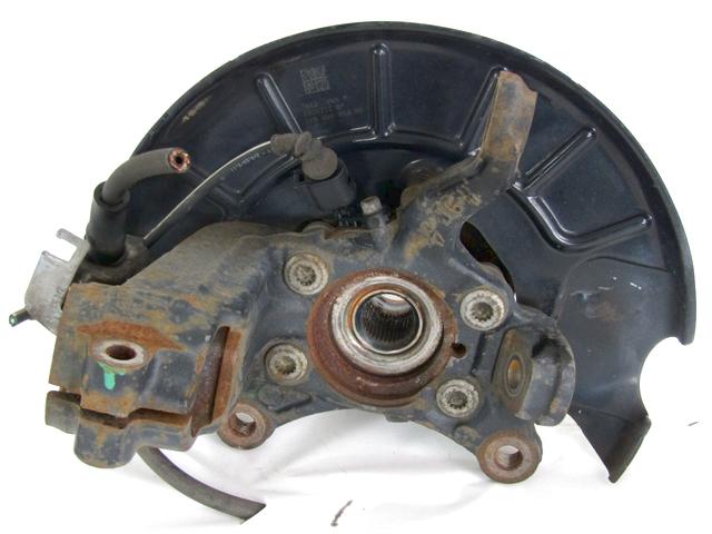CARRIER, RIGHT FRONT / WHEEL HUB WITH BEARING, FRONT OEM N. 1K0407256AA SPARE PART USED CAR AUDI A3 MK2R 8P 8PA 8P1 (2008 - 2012) DISPLACEMENT DIESEL 2 YEAR OF CONSTRUCTION 2011