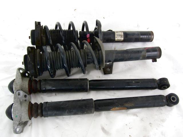KIT OF 4 FRONT AND REAR SHOCK ABSORBERS OEM N. 19616 KIT 4 AMMORTIZZATORI ANTERIORI E POSTERIORI SPARE PART USED CAR AUDI A3 MK2R 8P 8PA 8P1 (2008 - 2012) DISPLACEMENT DIESEL 2 YEAR OF CONSTRUCTION 2011